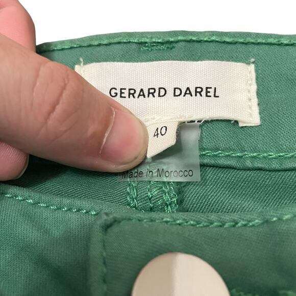 Gerard Darel Maya Cigarette Skinny Pants Jade Green Size FR 40 / Fits 31" Waist - Picture 4 of 12
